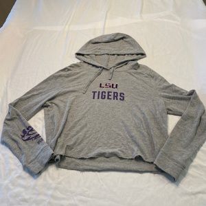 Cropped VS Pink LSU Hoodie